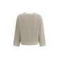 Brunello Cucinelli Beige Cotton Sweatshirt