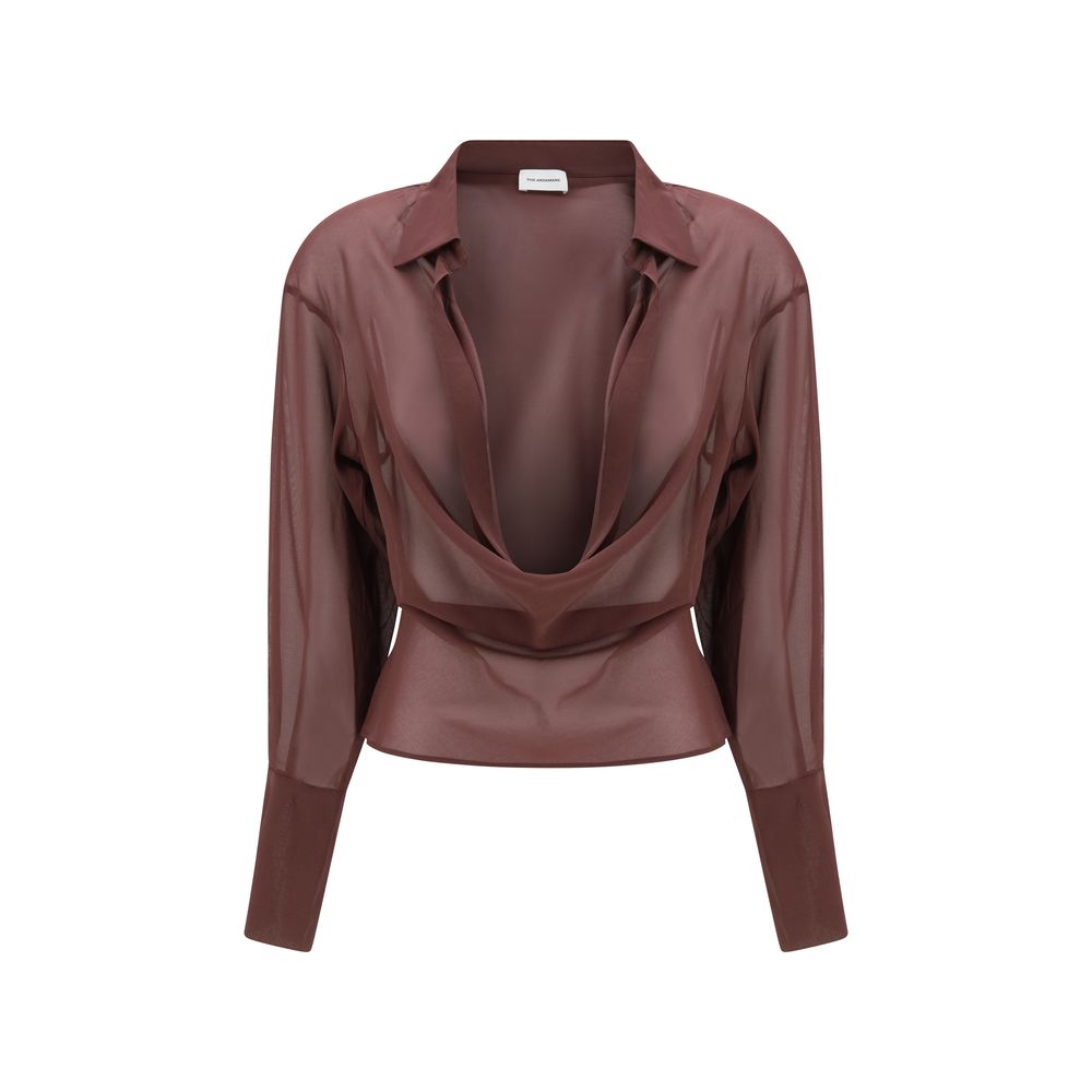 The Andamane Multicolor Silk Blouse