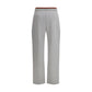 Gucci Gray Cotton Casual Pants