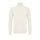 Gran Sasso White Wool Turtleneck