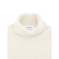 Gran Sasso White Wool Turtleneck