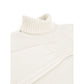 Gran Sasso White Wool Turtleneck