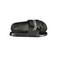 Tommy Hilfiger Black Polyurethane Men Slipper