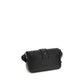 PINKO Black Calf Leather Bos Taurus Shoulder Bag