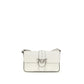 PINKO White Leather Shoulder Bag