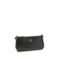 PINKO Black Calf Leather Bos Taurus Shoulder Bag
