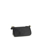 PINKO Black Calf Leather Bos Taurus Shoulder Bag