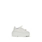 Casadei White Rubber Platform Sneakers