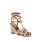Valentino Garavani White Goatskin Platform Sandals