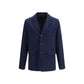 Gucci Blue Cotton Coat