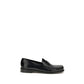 Tom Ford Black Calf Leather Bos Taurus Slip-On Loafers
