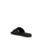PINKO Black Calf Leather Bos Taurus Slides