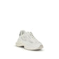 PINKO White Calf Leather Bos Taurus Chunky Sneakers