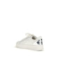 PINKO White Calf Leather Bos Taurus Low Top Sneakers