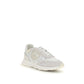 PINKO White Calf Leather Bos Taurus Athletic Sneakers