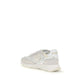 PINKO White Calf Leather Bos Taurus Athletic Sneakers