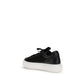 PINKO Black Calf Leather Bos Taurus Platform Sneakers