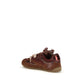 PINKO Bordeaux Calf Leather Bos Taurus Chunky Sneakers
