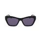 DKNY Black Acetate Sunglasses