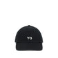 Y-3 Black Cotton Cap (Baseball Hat)