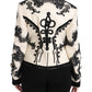 Elegant Off-White Baroque Jacket