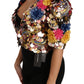 Enchanted Sicily Crystal-Embellished Short Jacket