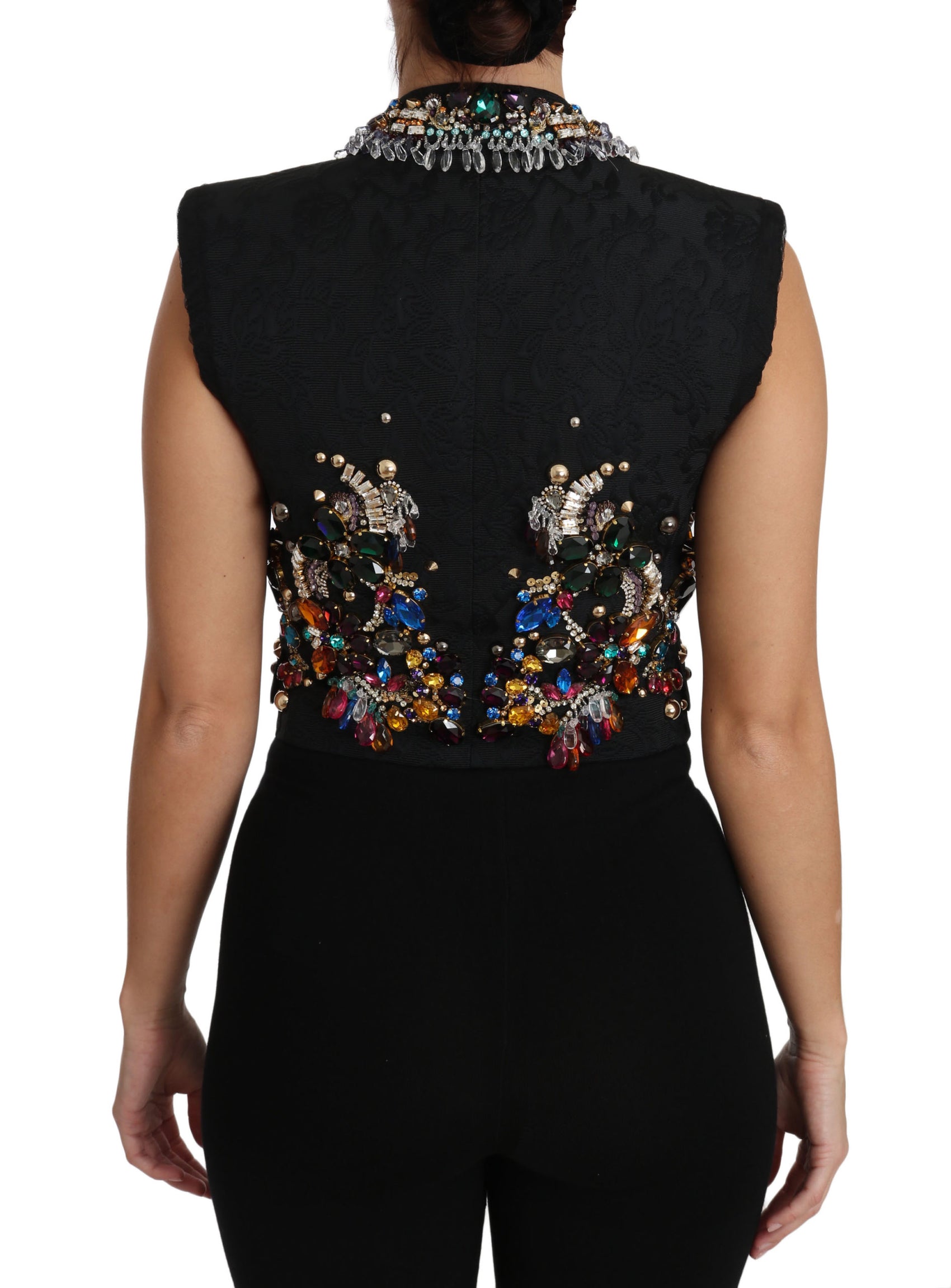 Gilet decorato con cristalli Enchanted Sicily