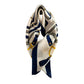 Borbonese Blue Silk Women Scarf