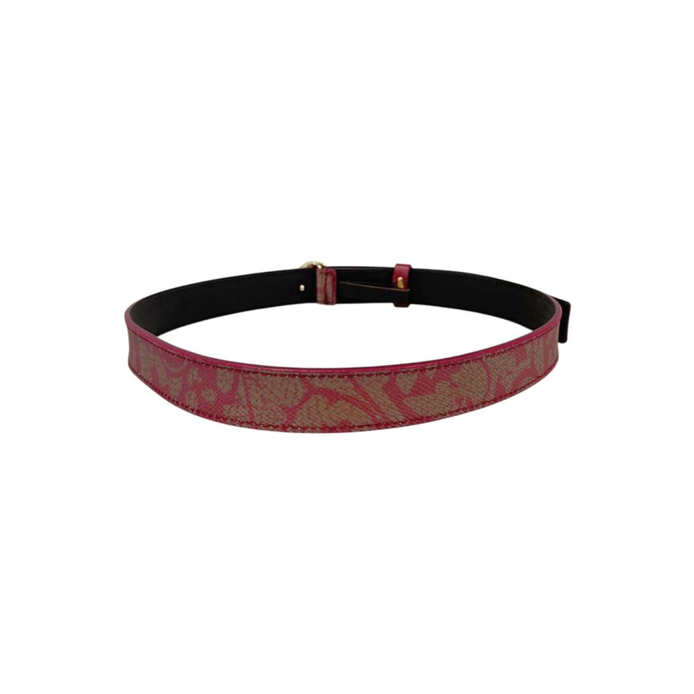 Borbonese Red Genuine Leather Women Belt