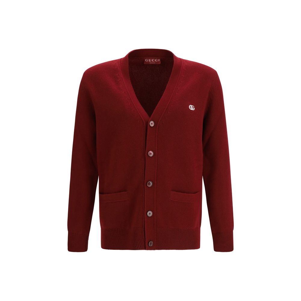 Gucci Bordeaux Wool Cardigan