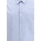 Gucci Light Blue Cotton Pattern Shirt