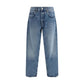 Agolde Light Blue Recycled Cotton Tapered Jeans