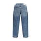 Agolde Light Blue Recycled Cotton Tapered Jeans