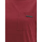 Brunello Cucinelli Bordeaux Cotton T-Shirt