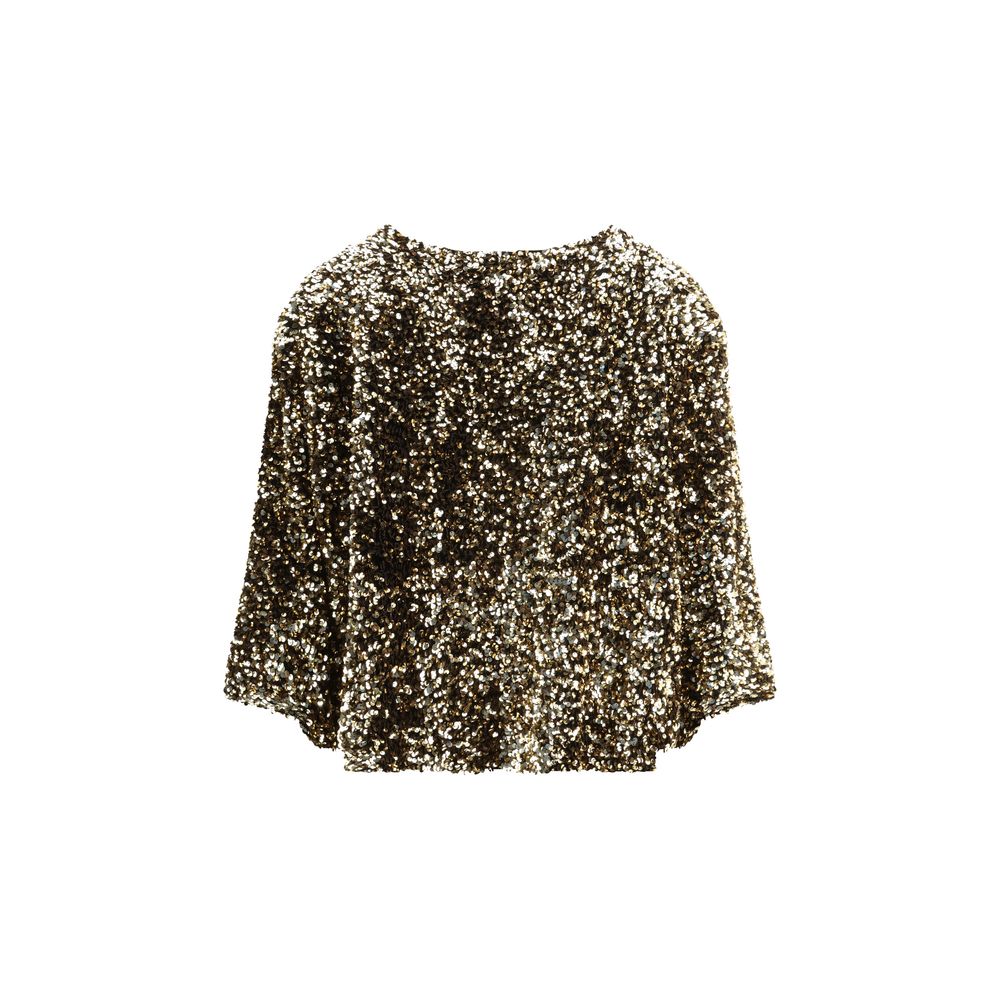 Ella Gold Polyester Blouse
