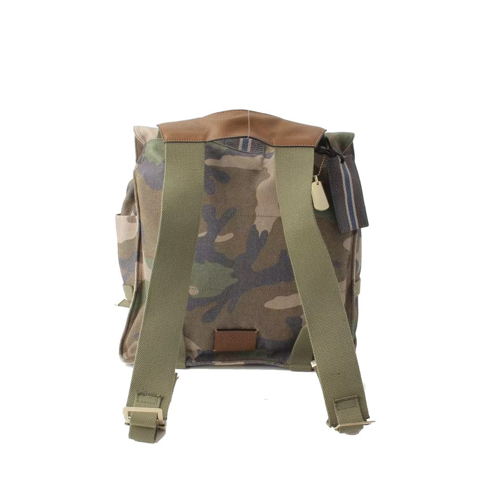 Valentino Bicolor Canvas Backpack