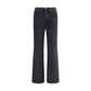 Agolde Black Recycled Cotton Straight-Leg Jeans