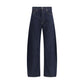 Agolde Blue Recycled Cotton High-Waisted Jean