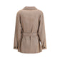 Brunello Cucinelli Brown Linen Coat