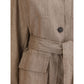 Brunello Cucinelli Brown Linen Coat