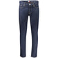 Tommy Hilfiger Blue Cotton Men's Slim Tapered Jeans