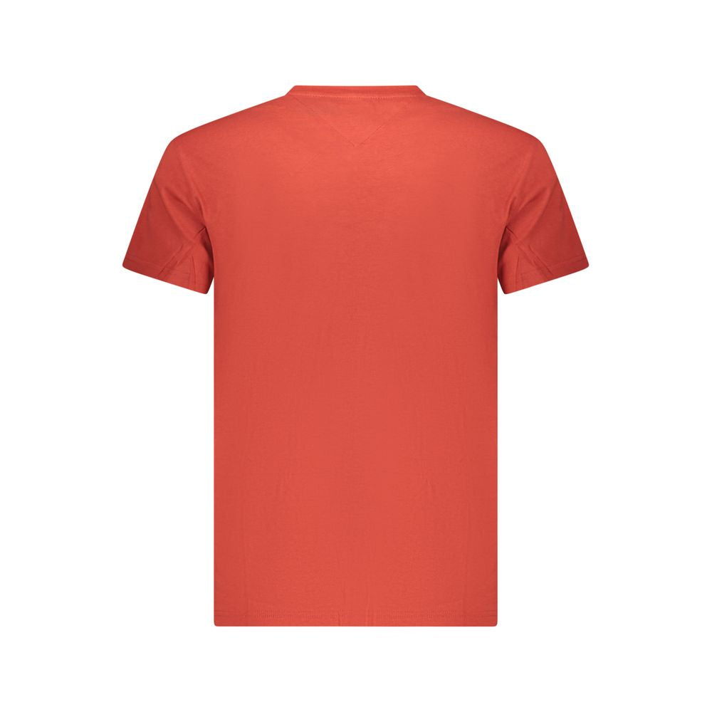 Tommy Hilfiger Red Cotton Men T-Shirt