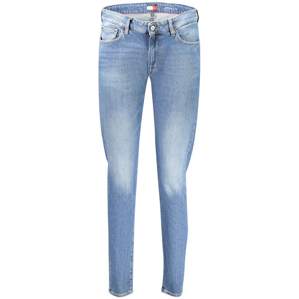Tommy Hilfiger Blue Cotton Women's Slim Jeans