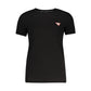 Guess Jeans Black Organic Cotton Women T-Shirt
