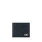 Ferragamo Black Calf Leather Bos Taurus Wallet