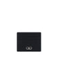 Ferragamo Black Calf Leather Bos Taurus Wallet