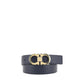 Ferragamo Blue Calf Leather Bos Taurus Regular Belt