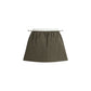Alexander Wang Bicolor Cotton Mini Skirt
