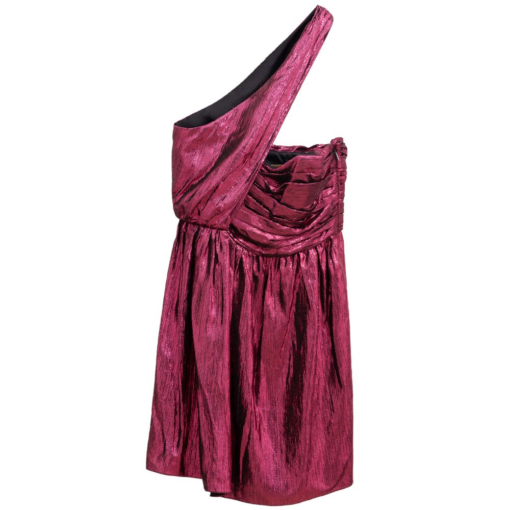 Saint Laurent Fuchsia Viscose Short Dress