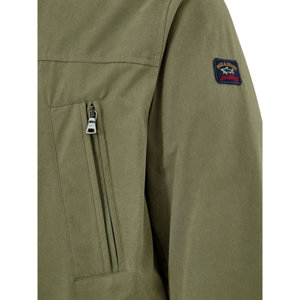 Paul & Shark Green Polyester Coat